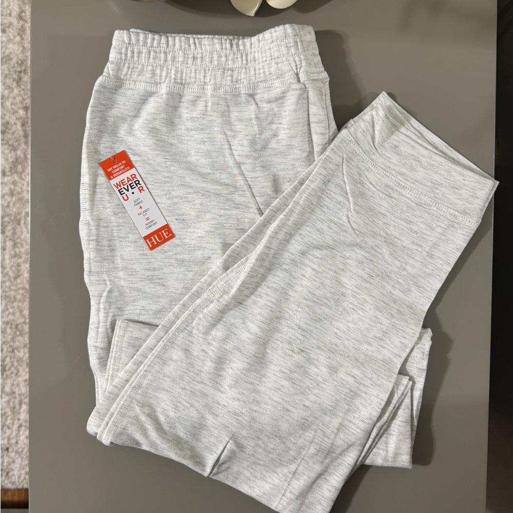 HUE Heather Gray Women's soft, relaxed fit Pant